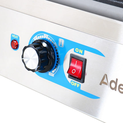 Professional Grill Electric 2 Zones 4.6k W Smooth Cast Iron Top | Gp7050 Gw