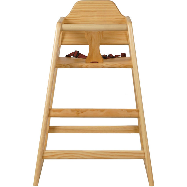 Restaurant Wood High Chair Natural |  Gs6003 Natural