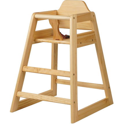 Restaurant Wood High Chair Natural |  Gs6003 Natural