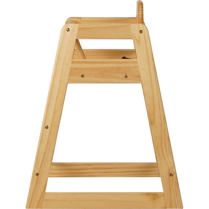 Restaurant Wood High Chair Natural |  Gs6003 Natural