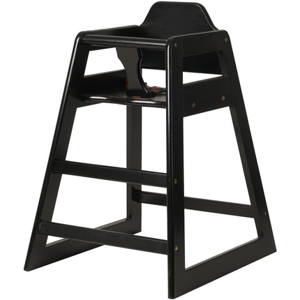 Restaurant Wood High Chair Black |  Gs6003 Black