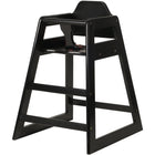 Restaurant Wood High Chair Black |  Gs6003 Black