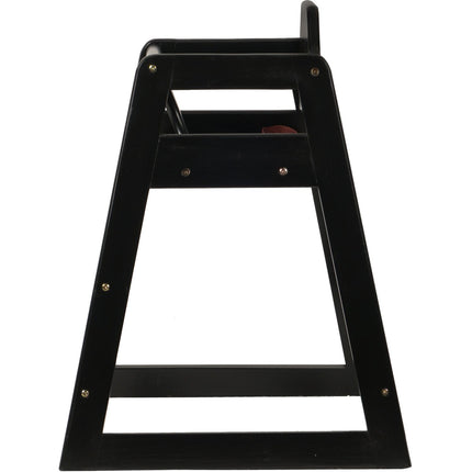Restaurant Wood High Chair Black |  Gs6003 Black