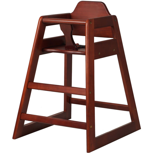 Restaurant Wood High Chair Mahogany |  Gs6003 Mahogany