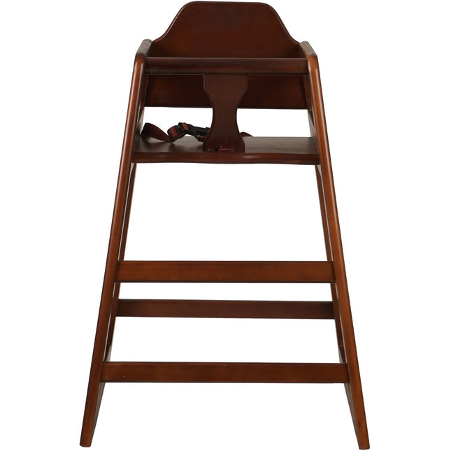 Restaurant Wood High Chair Walnut |  Gs6003 Walnut