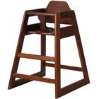 Restaurant Wood High Chair Walnut |  Gs6003 Walnut