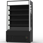 Wall Cabinet Multi Deck Refrigerator 420 Litres Curved Front Black 1200x720x2020mm |  Gto31200