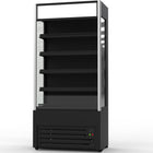 Wall Cabinet Multi Deck Refrigerator 300 Litres Curved Front Black 900x720x2020mm |  Gto3900