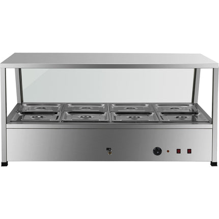 Display Bain Marie Counterop 8x Gn1/2 |  Hbm212