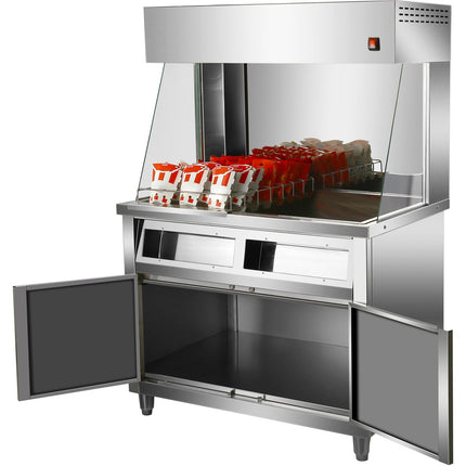 Chips Scuttle/Dump Bagging &Amp; Warming Station |  Hcw833