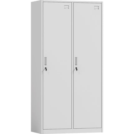 Commercial White 2 Door Locker 900x450x1800mm | Hdg02