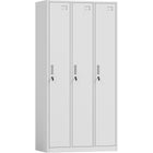 Commercial White 3 Door Locker 900x450x1800mm | Hdg03