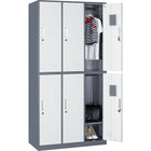 Commercial 6 Door Locker 900x450x1800mm Gray White | Hdgs06
