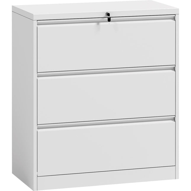 Professional Filing Cabinet 3 Drawer 900x460x1015mm White | Hdkl03