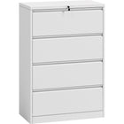 Professional Filing Cabinet 4 Drawer 900x460x1315mm White | Hdkl04