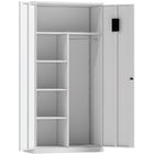 Professional Double Door Filing Cabinet With Locker 900x390x1800mm White | Hdwg02