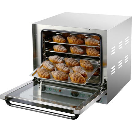 Commercial Electric Combi Oven With Humidity Function 4 Trays 437x318mm |  Heb8 F
