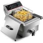 Commercial Fryer Single Electric 12 Litre 3.25k W Countertop |  Hef12 L