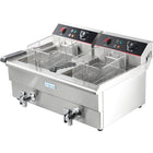Commercial Fryer Double Electric 2x13 Litre 6k W Countertop | Hef132 V