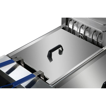 Commercial Fryer Double Electric 2x30 Litre 20k W Free Standing |  Hef262