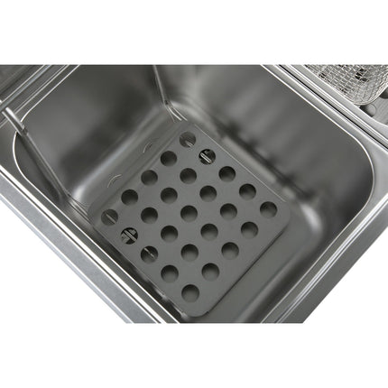 Commercial Fryer Double Electric 2x8 Litre 5.6k W Countertop | Hef89