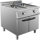 Commercial Electric Fryer Double Tank 2x28 Litres |  Hef908 A