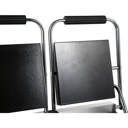 Heavy Duty Twin Panini Contact Grill Smooth 3.6k W Dual Zone |  Heg813 B
