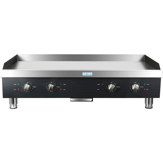 Commercial Griddle Smooth 1215x620x360mm 16k W Electric |  Heg848