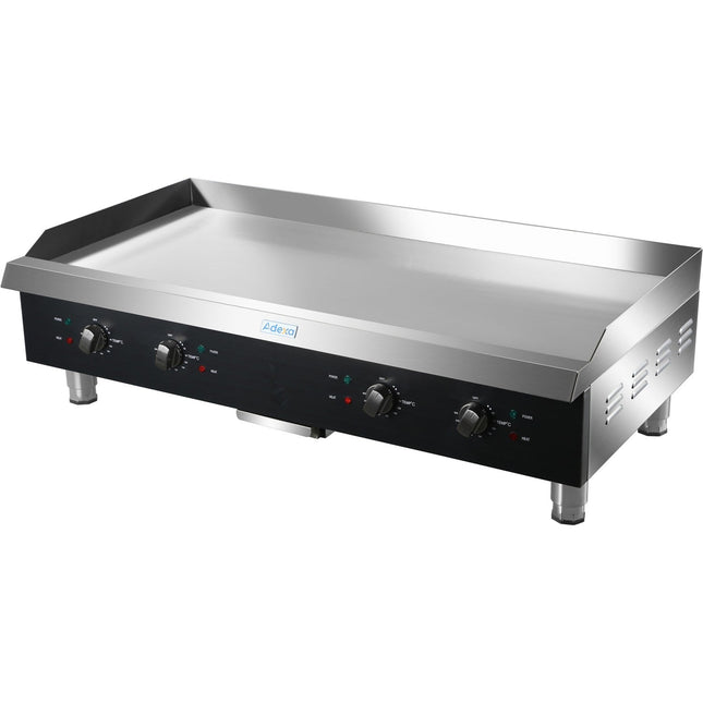 Commercial Griddle Smooth 1215x620x360mm 16k W Electric |  Heg848