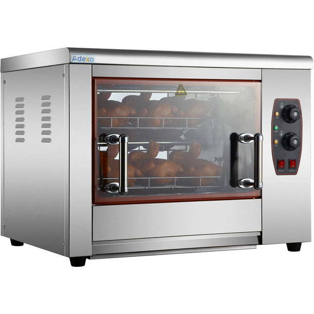 Professional Chicken Rotisserie Oven Electric 4 Baskets 8 12 Chickens | Hej266
