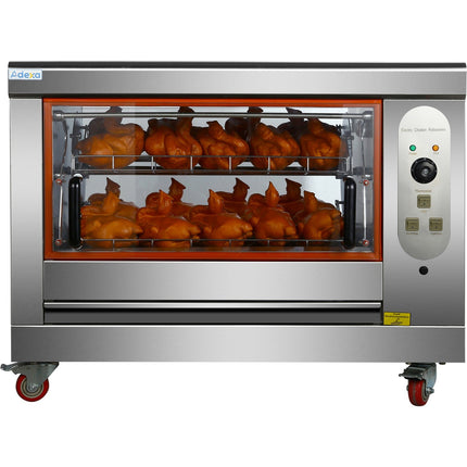 Professional Chicken Rotisserie Oven Electric 4 Baskets 12 16 Chickens |  Hej268