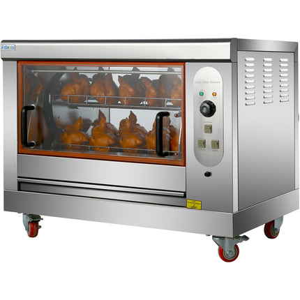 Professional Chicken Rotisserie Oven Electric 4 Baskets 12 16 Chickens |  Hej268