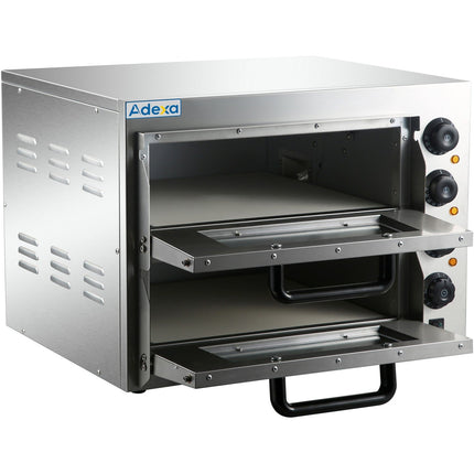 Electric Pizza Oven 4+4 Pizzas Of 8'' |  Hep2 St