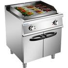 Professional Electric Griddle With Cabinet Base 9k W Smooth/Ribbed 700mm Depth |  Her706 A