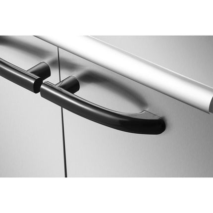 Professional Electric Griddle With Cabinet Base 12k W Smooth/Ribbed 900mm Depth | Her906 A