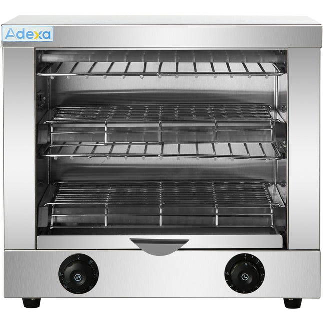 Commercial Double Toaster/Salamander 3150 W |  Hes360 B