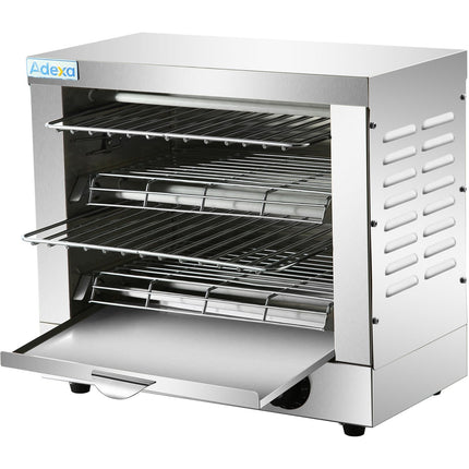 Commercial Double Toaster/Salamander 3150 W |  Hes360 B