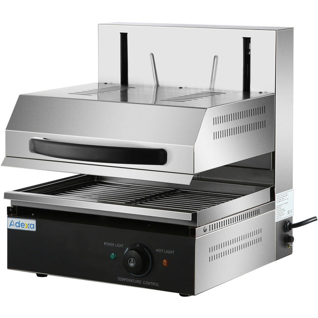 Commercial Lift Salamander Grill 2.8k W 434x314mm Adjustable Height |  Hes450