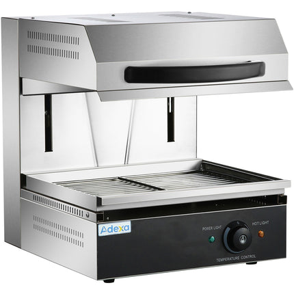Commercial Lift Salamander Grill 2.8k W 434x314mm Adjustable Height |  Hes450