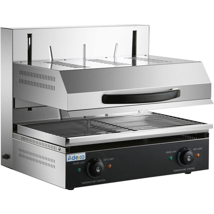 Commercial Lift Salamander Grill 4k W 584x314mm Adjustable Height |  Hes600