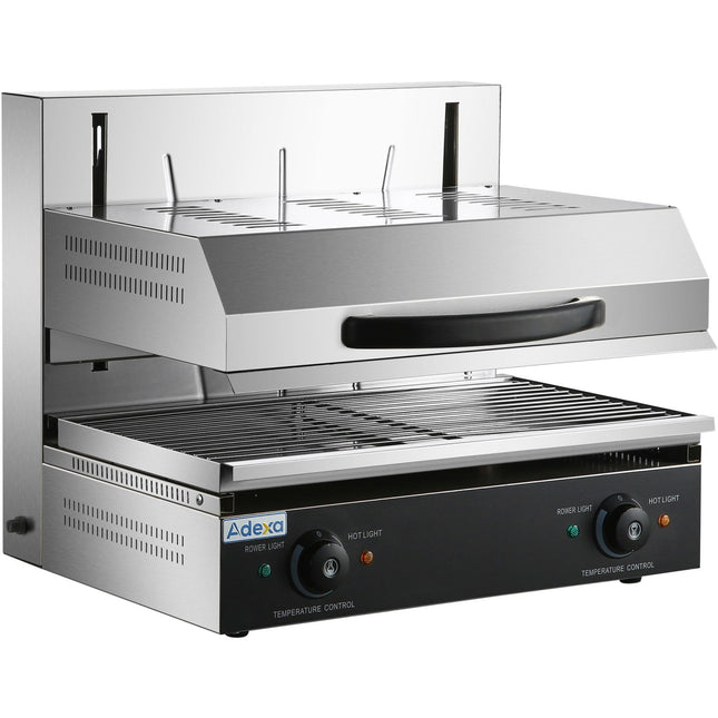 Commercial Lift Salamander Grill 4k W 584x314mm Adjustable Height |  Hes600