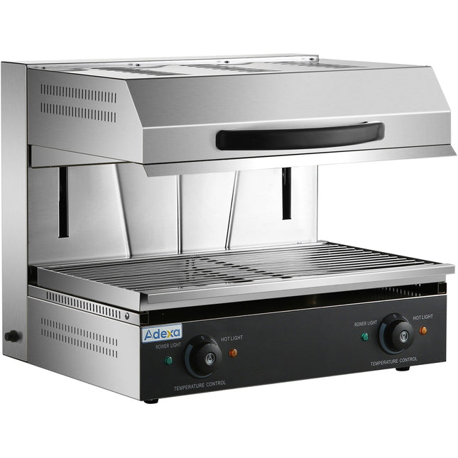Commercial Lift Salamander Grill 4k W 584x314mm Adjustable Height |  Hes600