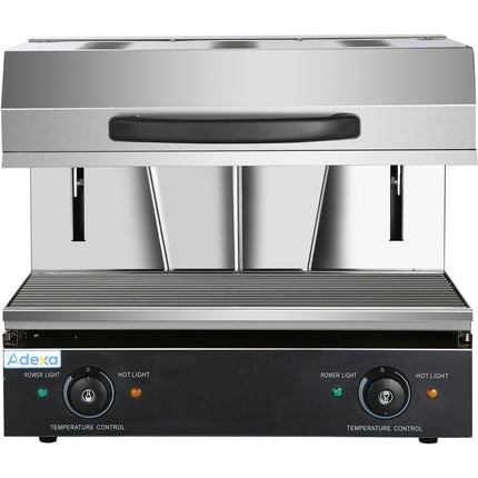 Commercial Lift Salamander Grill 4k W 584x314mm Adjustable Height |  Hes600