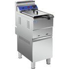 Professional Single Basket Free Standing Gas Fryer Single Tank 18 Litres| Hgf181 C