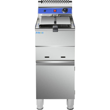 Professional Single Basket Free Standing Gas Fryer Single Tank 18 Litres| Hgf181 C