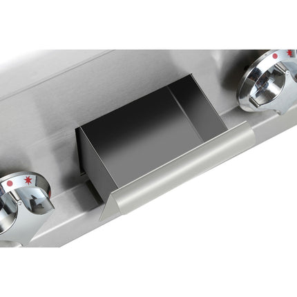 Commercial Gas Lava Rock Grill 2 Zones Countertop | Hgl607