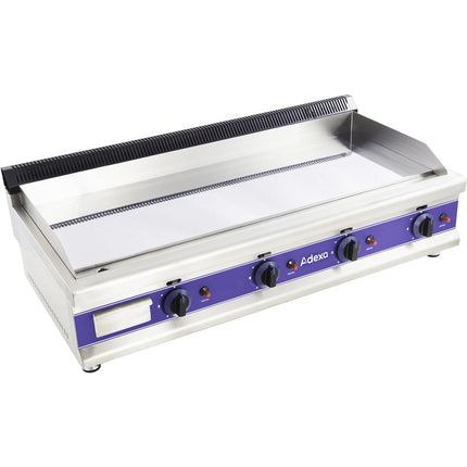 Commercial Gas Griddle Smooth 4 Zone 12k W Table Top |  Hgt1100