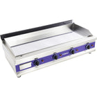 Commercial Gas Griddle Smooth 4 Zone 12k W Table Top |  Hgt1100