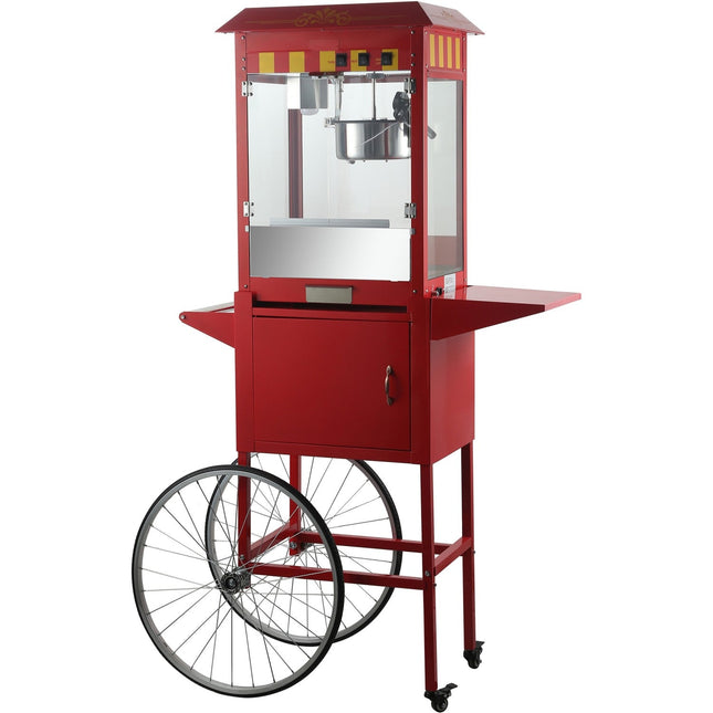 Commercial Popcorn Maker With Cart |  Hpbca