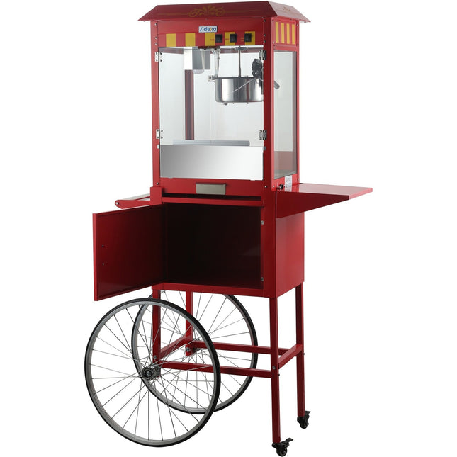 Commercial Popcorn Maker With Cart |  Hpbca
